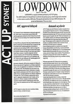 ACTUP Lowdown