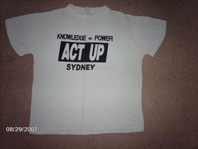 ACTUP t-shirt