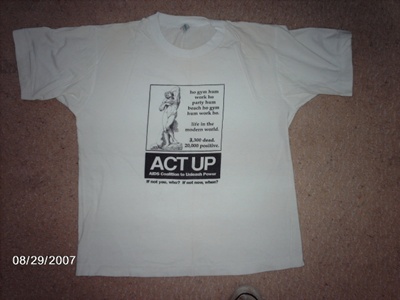 ACTUP t-shirt