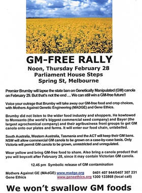 GM-Free Rally