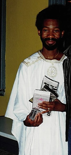 Simon Nkoli at meeting in Sydney 10 April 1992